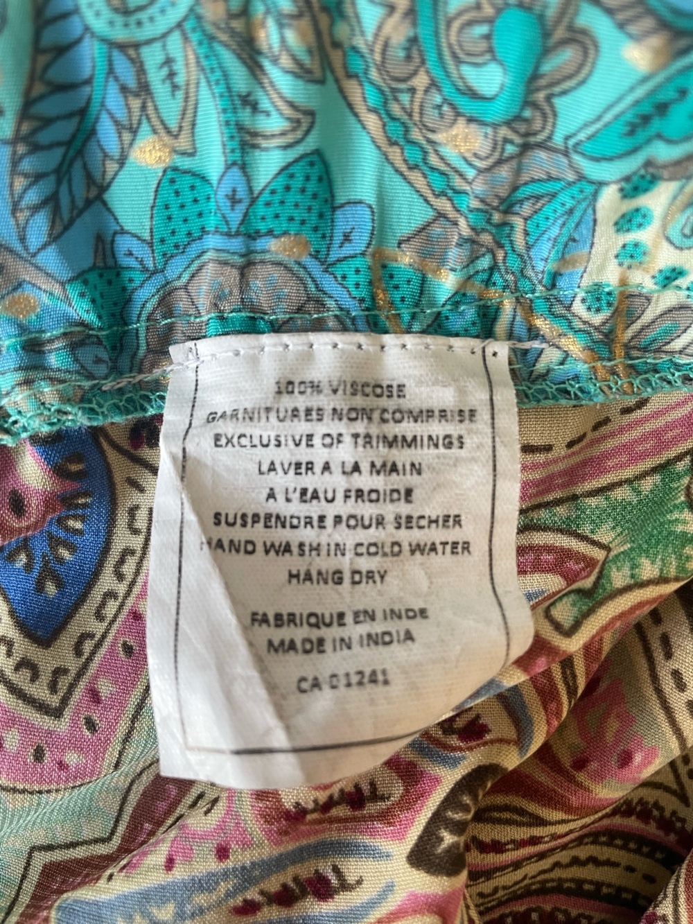 Boho Cottagecore Patchwork Maxi Skirt Size Medium Festival Indie - Picture 5 of 9